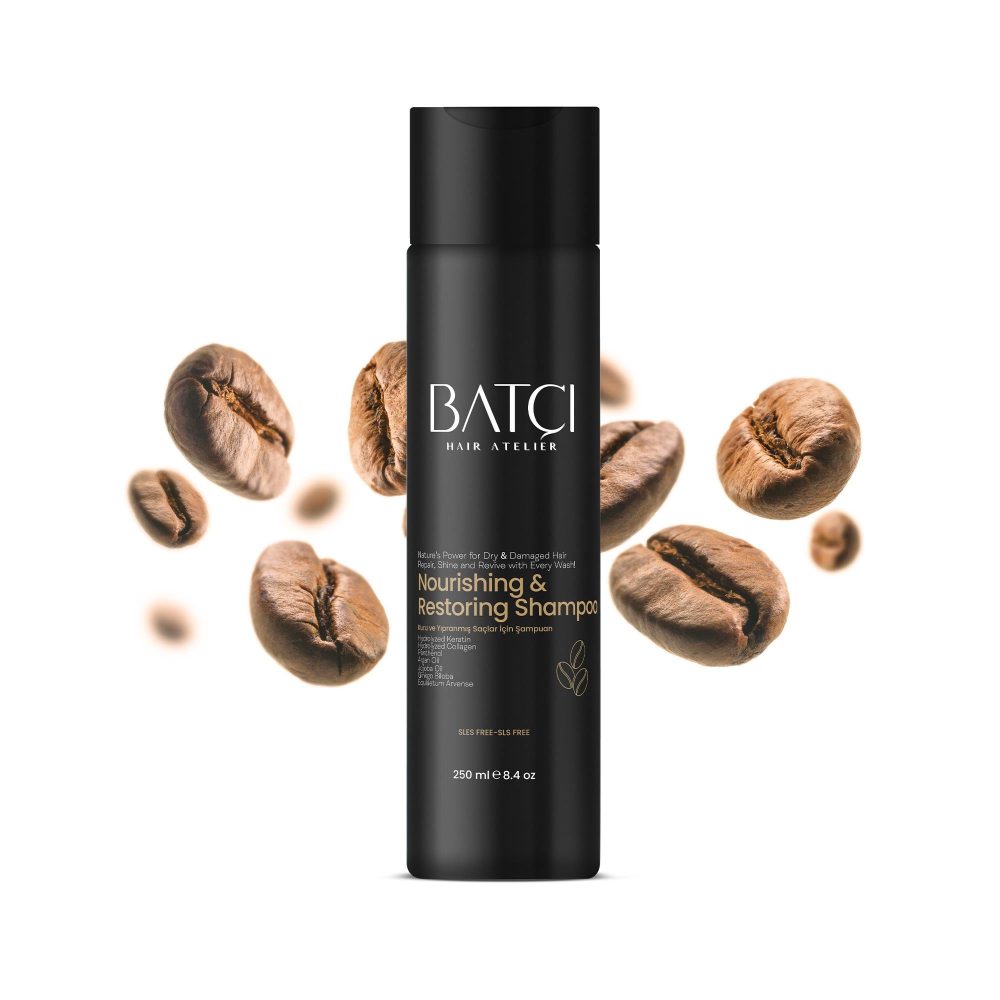 BATCI NOURISHING & RESTORING SHAMPOO WITH COFFEE EXTRACT (250ML)
